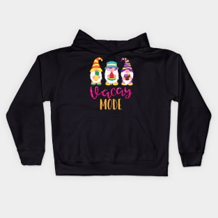 Vacay Mode Cute Summer Gnomes Funny  for  Kids Kids Hoodie